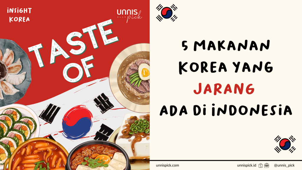 5 Makanan Korea yang Jarang Ada di Indonesia